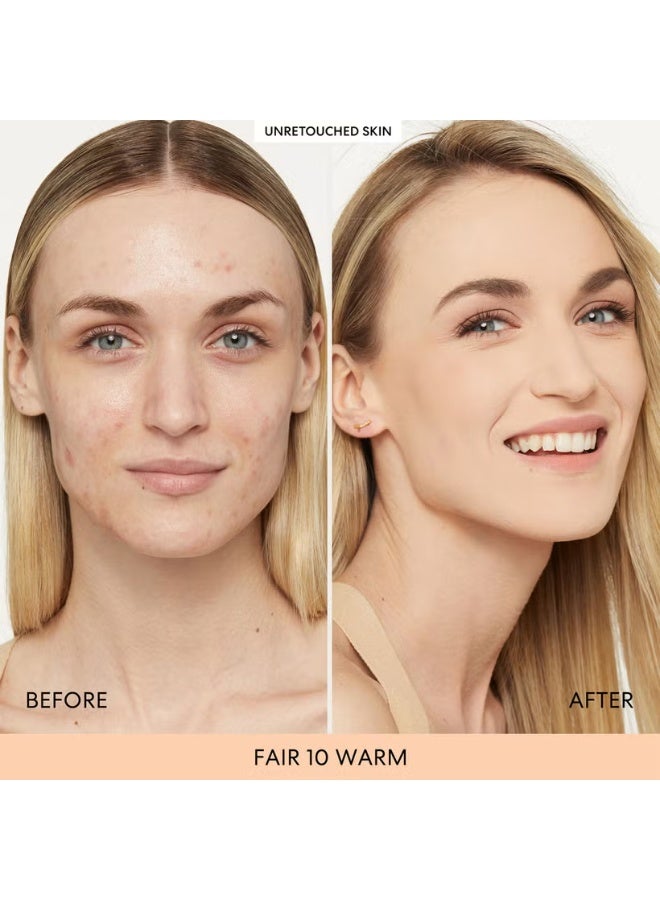 بير ماينرالز بودرة أساس بير مينيرالز بيربرو 24 ساعة لبشرة مثالية لون فاتح 10 دافئ 8 غرام - Image 3