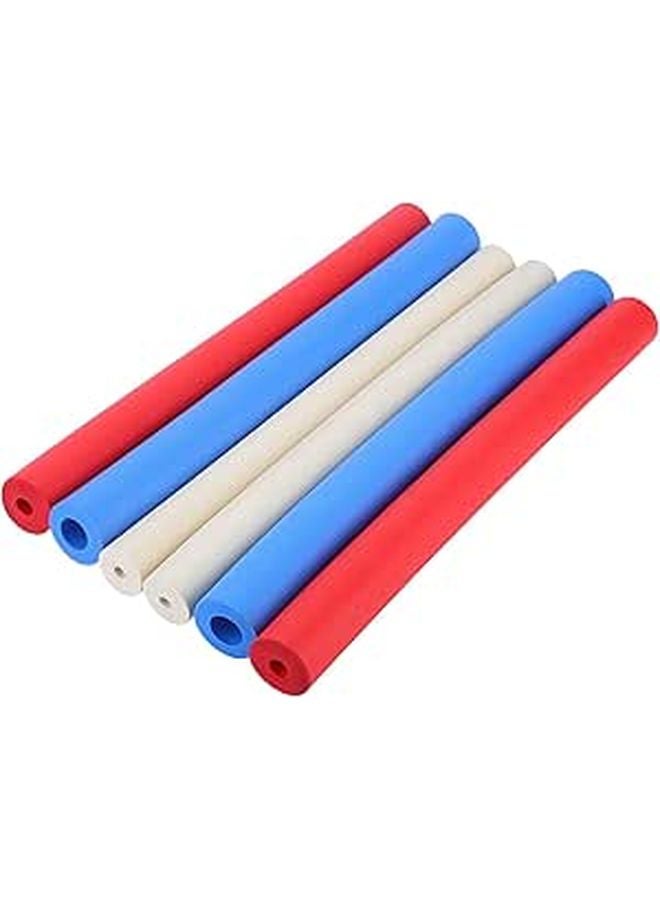 Non Slip Foam Handle Covers 6PCS Multicolor For Kitchen Utensils Pens Soft Grip Sleeves - Image 1