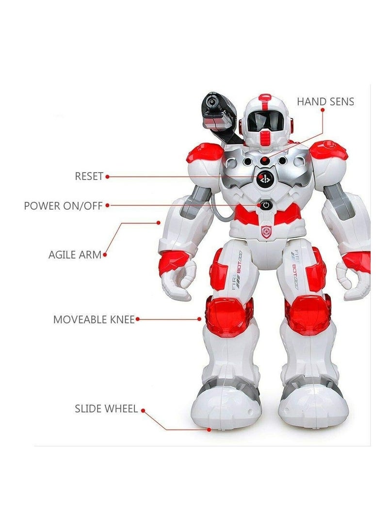 Remote Control Robot Infrared with Programmable Gesture Sensing | Walking Dancing Shooting Intelligent Rc Robocop Top for Boys Girls Kids