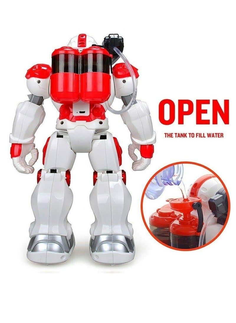 Remote Control Robot Infrared with Programmable Gesture Sensing | Walking Dancing Shooting Intelligent Rc Robocop Top for Boys Girls Kids
