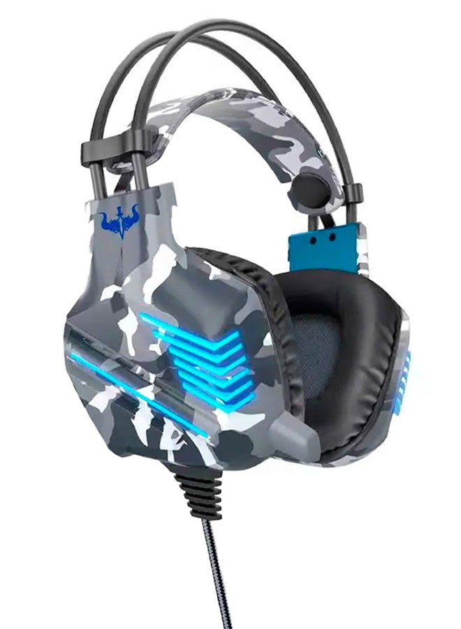 CATANES Stereo Gaming Headset GP10M Wired with Built-in Microphone and 3.5mm Jack for Mobile, PS4, and Multi-Platform Gaming -  Camouflage  - Image 1