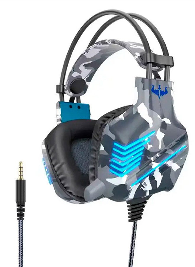 CATANES Stereo Gaming Headset GP10M Wired with Built-in Microphone and 3.5mm Jack for Mobile, PS4, and Multi-Platform Gaming -  Camouflage  - Image 4