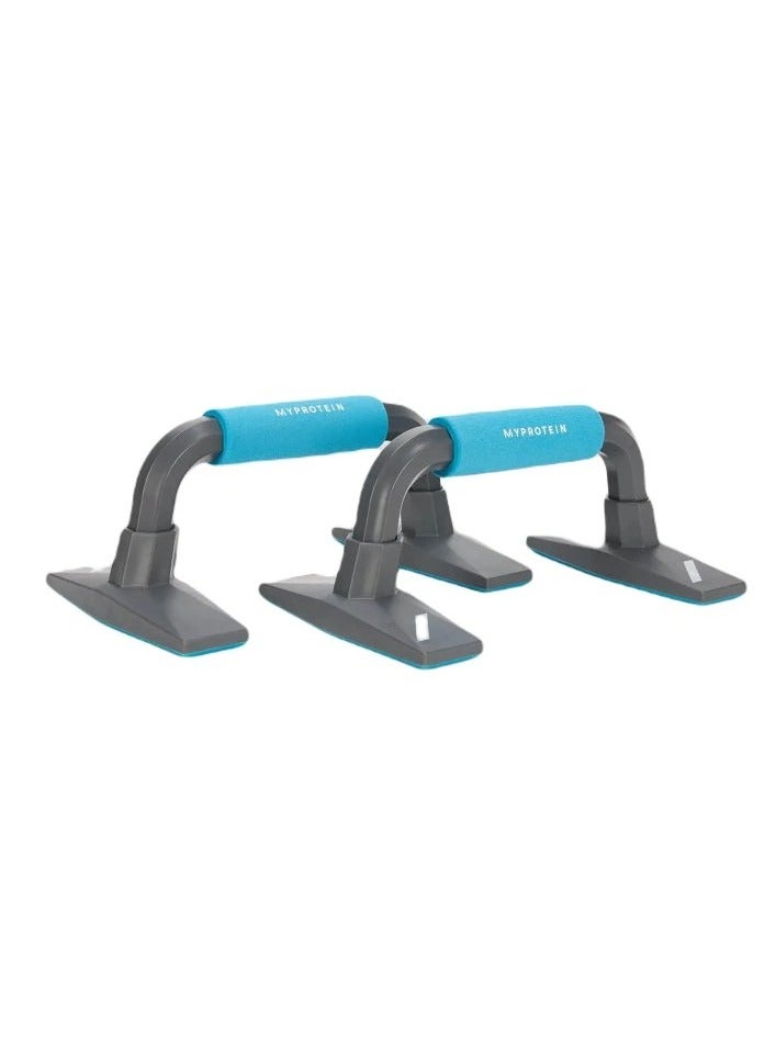 Myprotein Parallettes – Advanced Exercise Tools For Upper Body Strengthening And Performance Improvement -Gray - Image 1