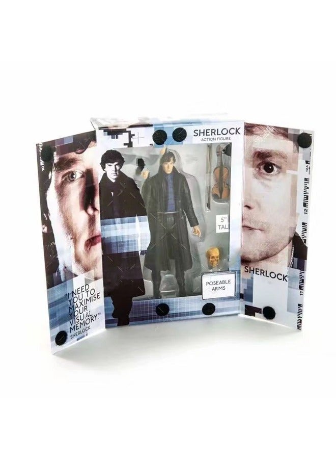 general Sherlock Sherlock Holmes Movable Model Handicraft Toy Ornaments are Beautifully Restored - Image 2