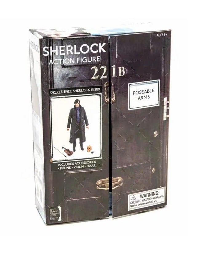 general Sherlock Sherlock Holmes Movable Model Handicraft Toy Ornaments are Beautifully Restored - Image 3