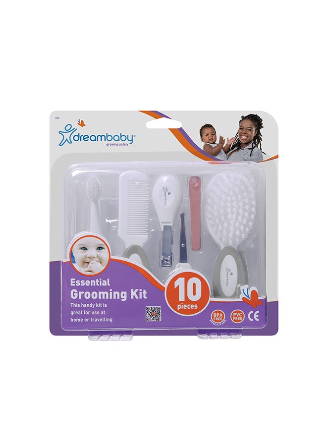 dreambaby Essential Grooming Kit - 10 Piece, Grey - Image 2