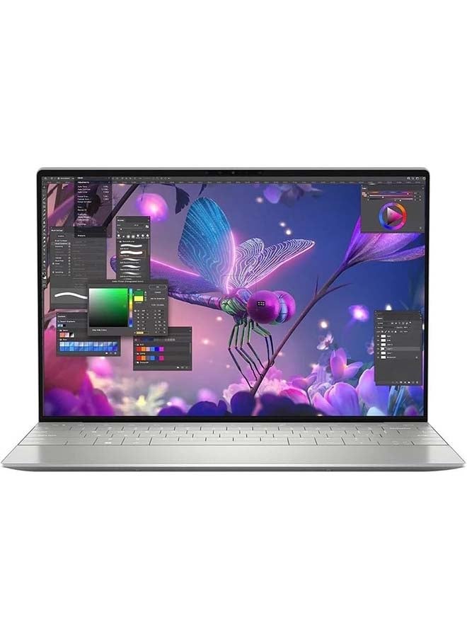 DELL XPS 13 Plus 9000 9320 Laptop With 13.4-Inch Display,Core i7-1360P Processor/16GB RAM/512GB SSD/Intel Iris XE Graphics/Windows 11 Pro English/Arabic Silver - Image 1