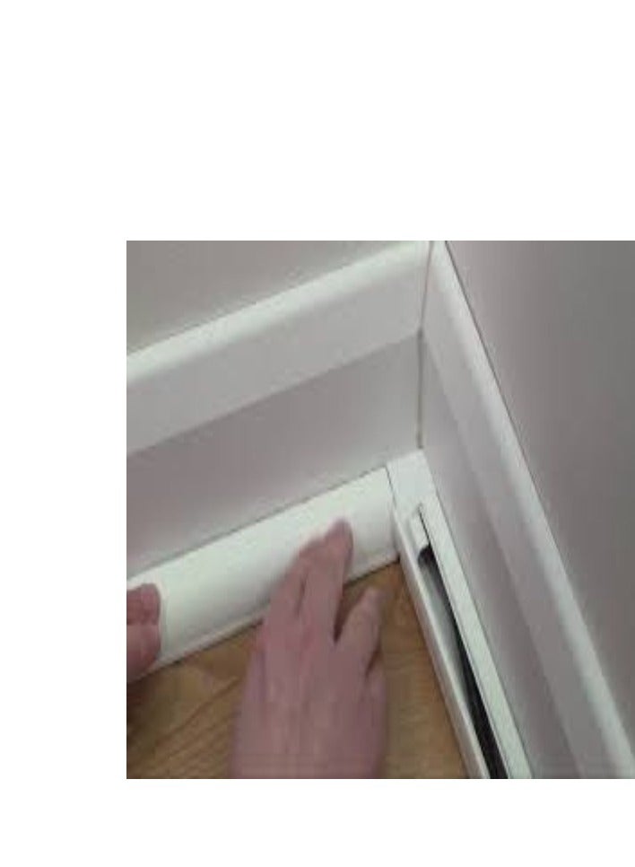 KNP KNP PVC Floor Trunking is designed for efficient cable management in tight spaces with a slim profile of 10mm in width and 35mm in height.  - Image 3