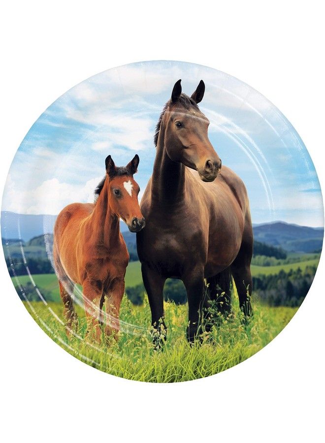 CREATIVE CONVERTING Wild Horse Dessert Plates 24 Ct - Image 1