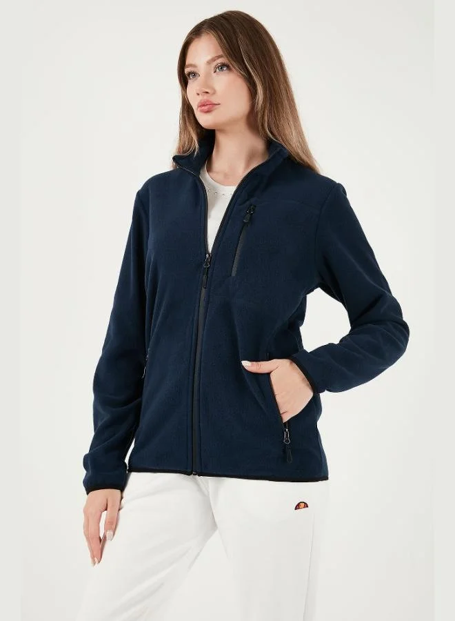 Buratti  Buratti Slim Fit Pocketed Zippered Anti-Pilling Cold-Resistant Fleece Cardigan Unisex CARDIGAN 5906028S1  | Best Price UAE