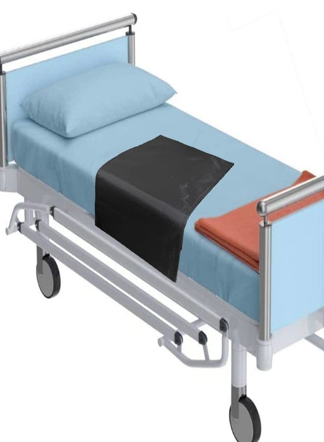 ZipSeven Patient Slide Sheet for Transfer Aid, Bed Mobility Sliding Draw Sheet for Elderly, Cars and Vehicles, Black, Small - Image 1