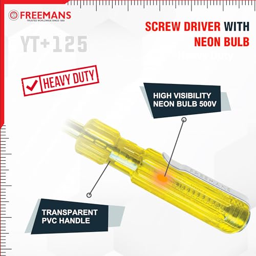 FREEMANS FCP+08 8" Prefessional Plier and YT+125 Screw Driver Tester - Image 2