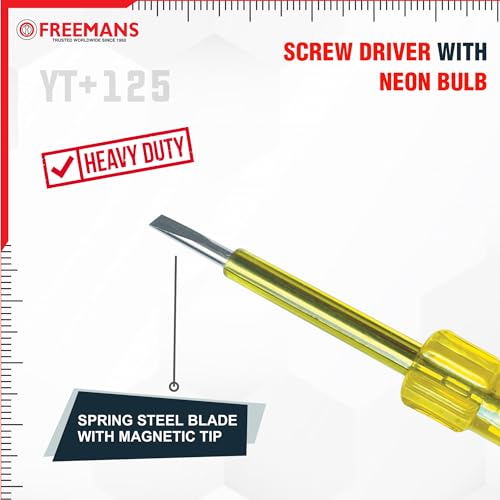FREEMANS FCP+08 8" Prefessional Plier and YT+125 Screw Driver Tester - Image 3