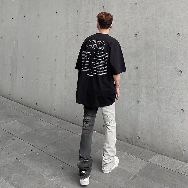 Unisex Classic Denim Jeans Loose Fit Daily Outdoor Wear - Image 4