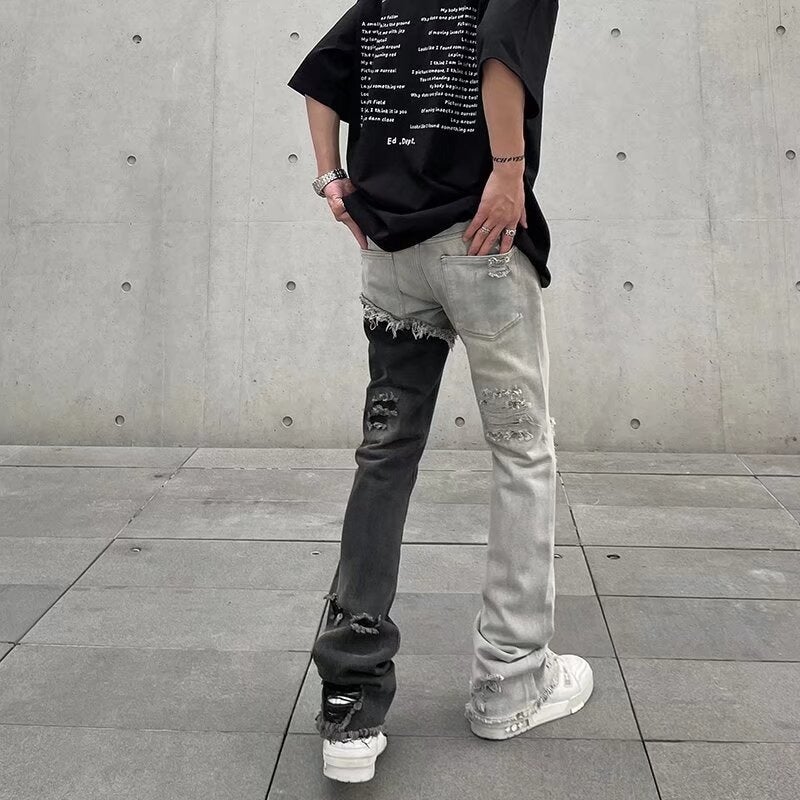 Unisex Classic Denim Jeans Loose Fit Daily Outdoor Wear - Image 5