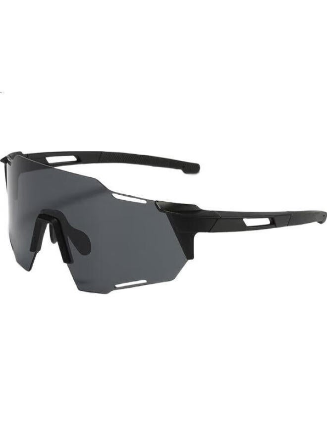 LOVECRAFT Outdoor Sports Photochromic Cycling Glasses, White Frame With Photochromic Red Mercury Lenses, Bicycle Windproof Mountain Climbing Sunglasses, Protective Goggles - Image 3