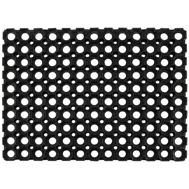 Silicone Mat - Non-Slip Bathtub Shower Mat, 38x70cm (BIack) - Image 1