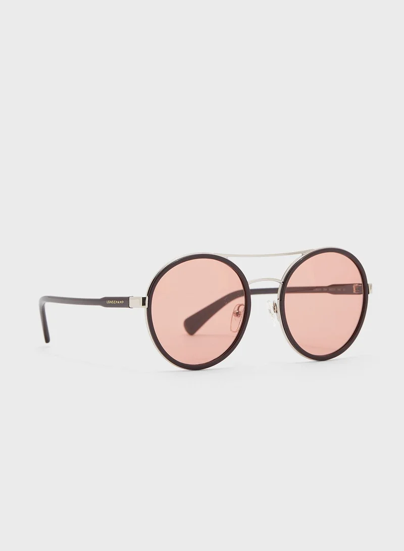 Longchamp Lo631S Round Sunglasses