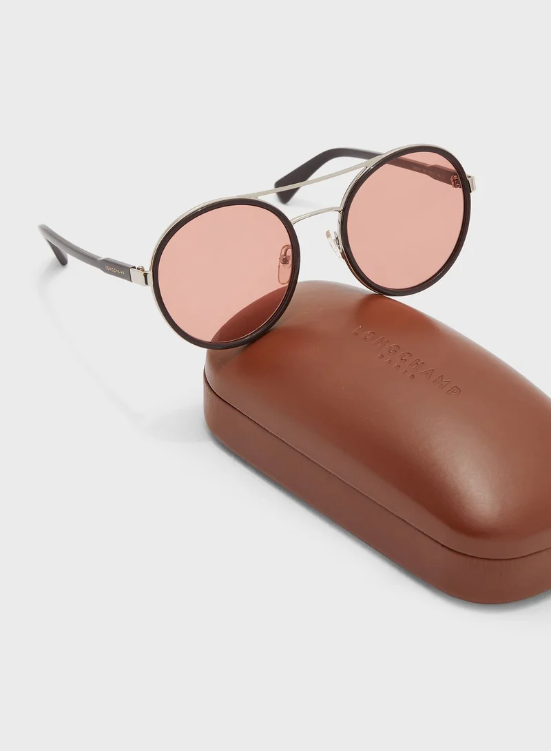 Longchamp Lo631S Round Sunglasses