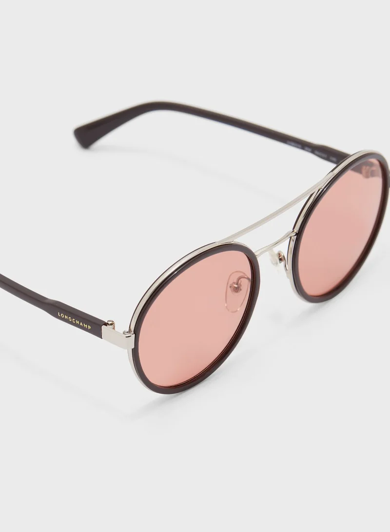 Longchamp Lo631S Round Sunglasses