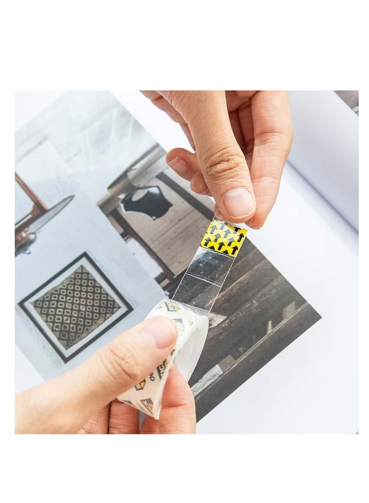 Deli شريط لاصق شفاف 12 قطعة بعرض 12 مم وطول 20 ياردة - Image 4