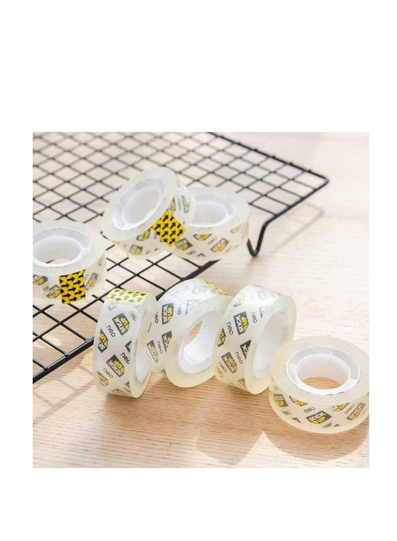 Deli شريط لاصق شفاف 12 قطعة بعرض 12 مم وطول 20 ياردة - Image 5