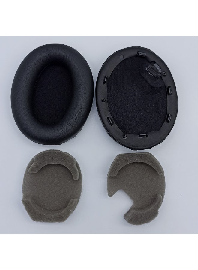 For Sony Wh-1000xm4 Headset Cover 1000xm3 Xm2 Overhead Sponge Ear Cup Leather Cover Comfortable Wear Battery Life Noise Reduction-Color:Black XM/XM2 Replacement Head Beam Skin  - Image 3