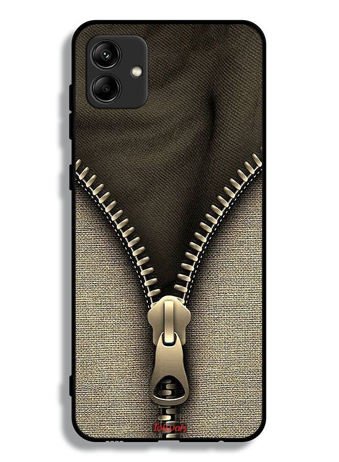 Tolwak Samsung Galaxy M04 Protective Case Cover Zip Pattern - Image 1