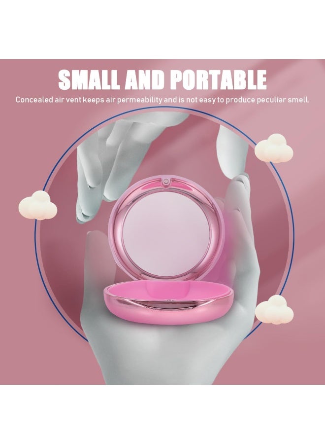 Healifty Portable Dental Retainer Box Dental Braces Case Practical Invisible Denture Case Dental Mouth Guard Case With Mirror Oral Care Box ( Rose Gold ), 8.7X2.7Cm, (Dgee10L45J14Vmrttb7Ah3) - Image 5