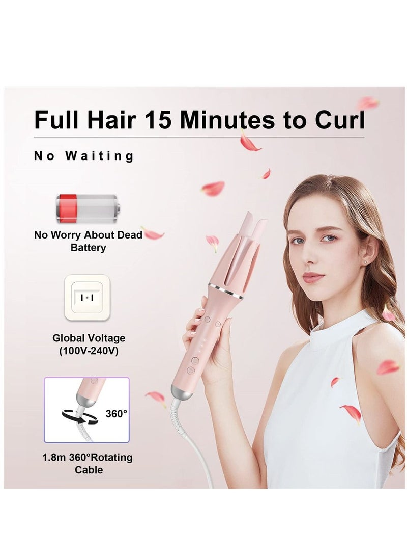 XiuWoo Automatic Curling Iron, Hair Curler with Dual Voltage, There are 3 Temperatures, 30 Seconds Fast Heating, Anti-Scald, Shut-Off, Styling Long-Lasting Auto - Image 4