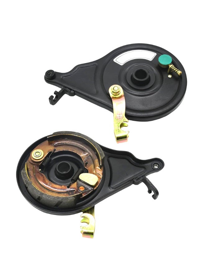 Fukukawa 16 Inch E-Bike Front Drum Brake Assembly Mechanical Brake with Brake Shoes Springs Mounting Plate for Electric Bicycle - Image 2