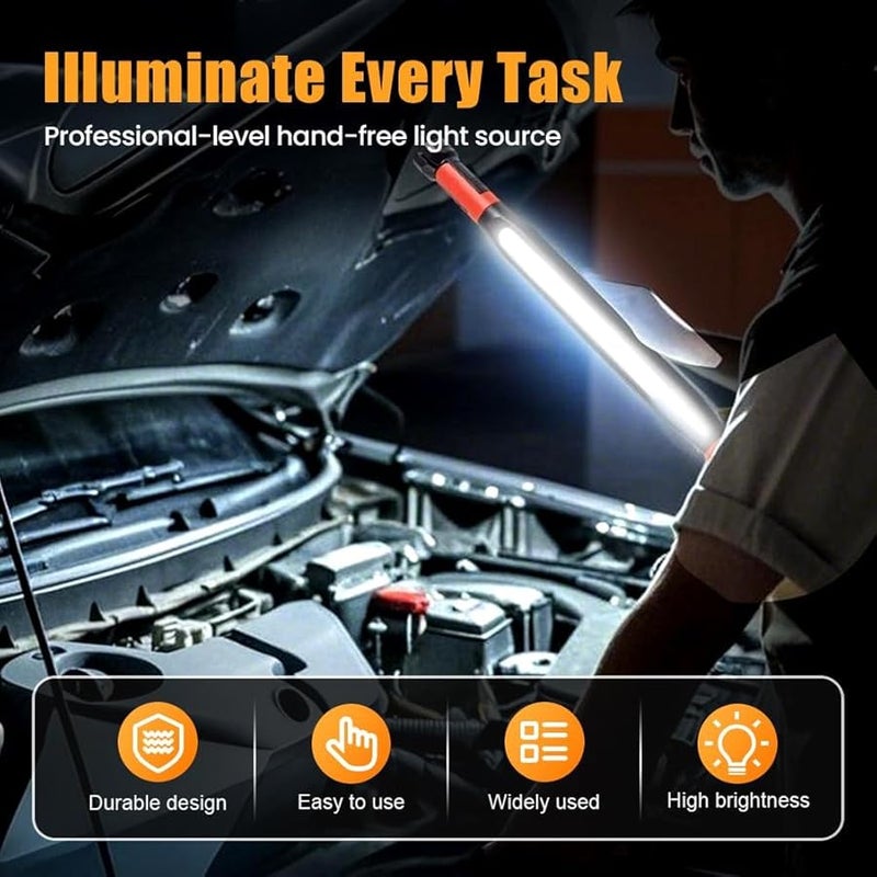 2026 New Magnetic Rechargeable LED Work Light Bar For Under Hood Car Repair Garage Workshop Emergency Kit 1 Pcs - Image 5