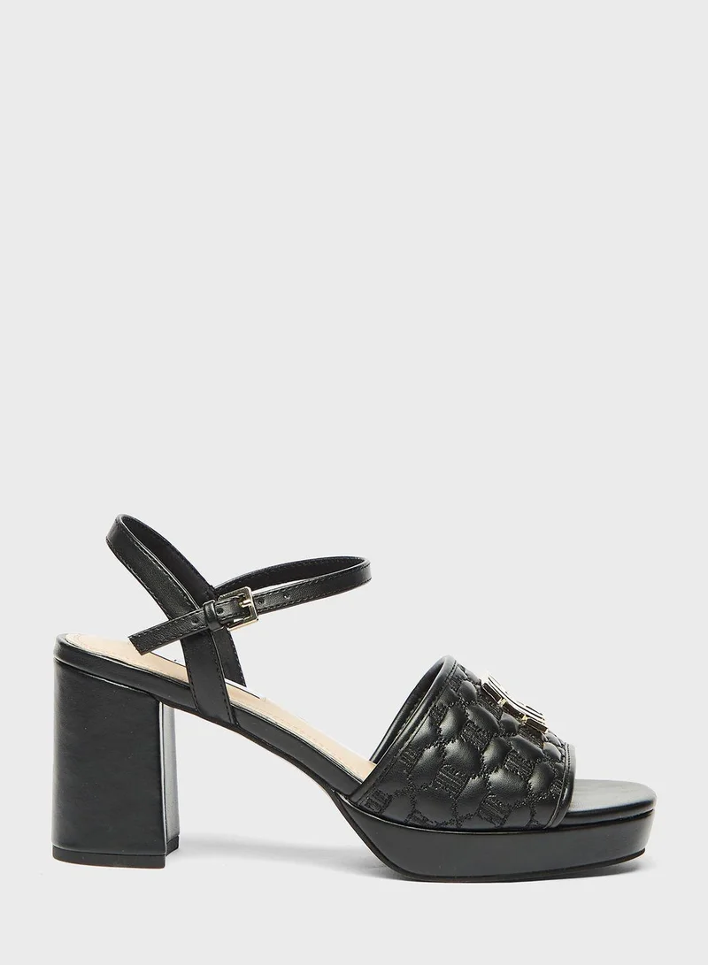 ELLE Ankle Strap High Heel Sandals