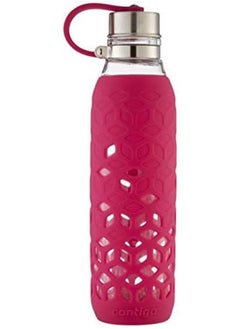 Contigo Contego Purity Glass Large Drinking Water Bottle Leakproof Large Drinking Bottle With Silicone Lid Perfect For Sports Biking Hiking 18 Oz  - Image 4