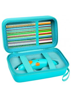 ANKHOH ANKHOH Case Compatible with 3Doodler Start+ Essentials (2023) for 3D Pen Set for Kids, Storage Organizer Holder for Printing Filament Refill and Micro-USB Charger, All Green-Bag Only  - Image 1