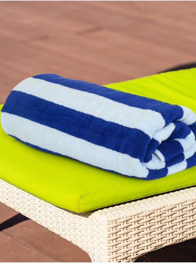 2-Pieces Oversized Beach Towels Extra Large 100% Cotton Summer Pool Cabana Stripe Highly Absorbent And Soft Towel - pzsku/Z03CB2AB7009A27450B76Z/45/_/1739983019/3aafac84-ba05-4ebd-afb5-b49d579514f1