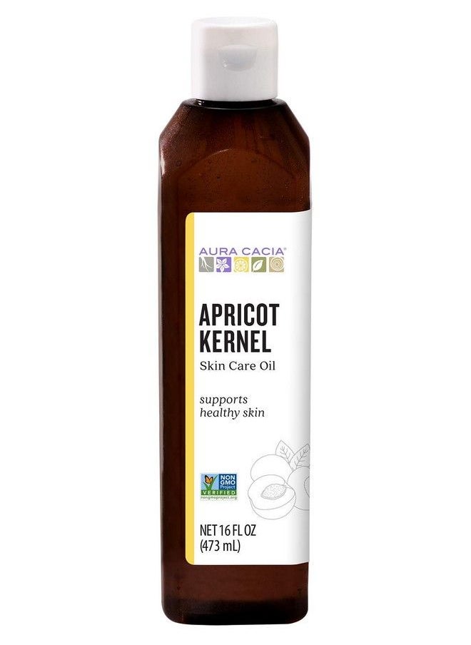 Aura Cacia Apricot Kernel Skin Care Oil | 16 Fl. Oz.  - Image 1