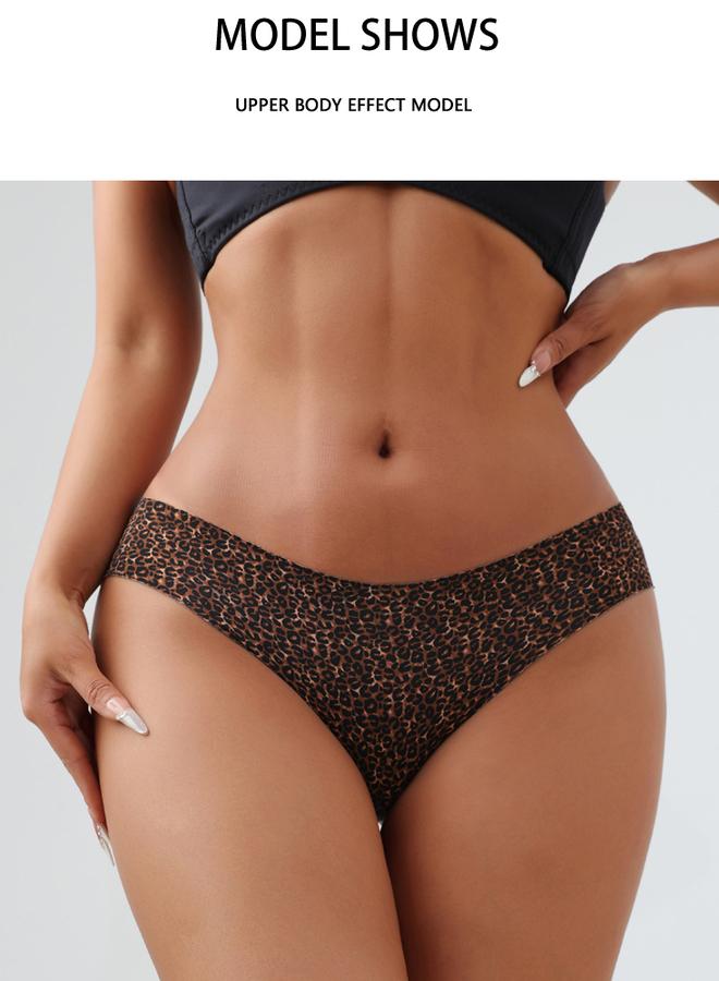 Take Two Brown Leopard Print Seamless Brief - Image 2