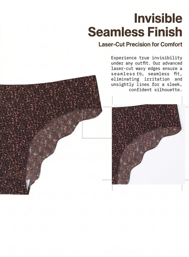 Take Two Brown Leopard Print Seamless Brief - Image 5