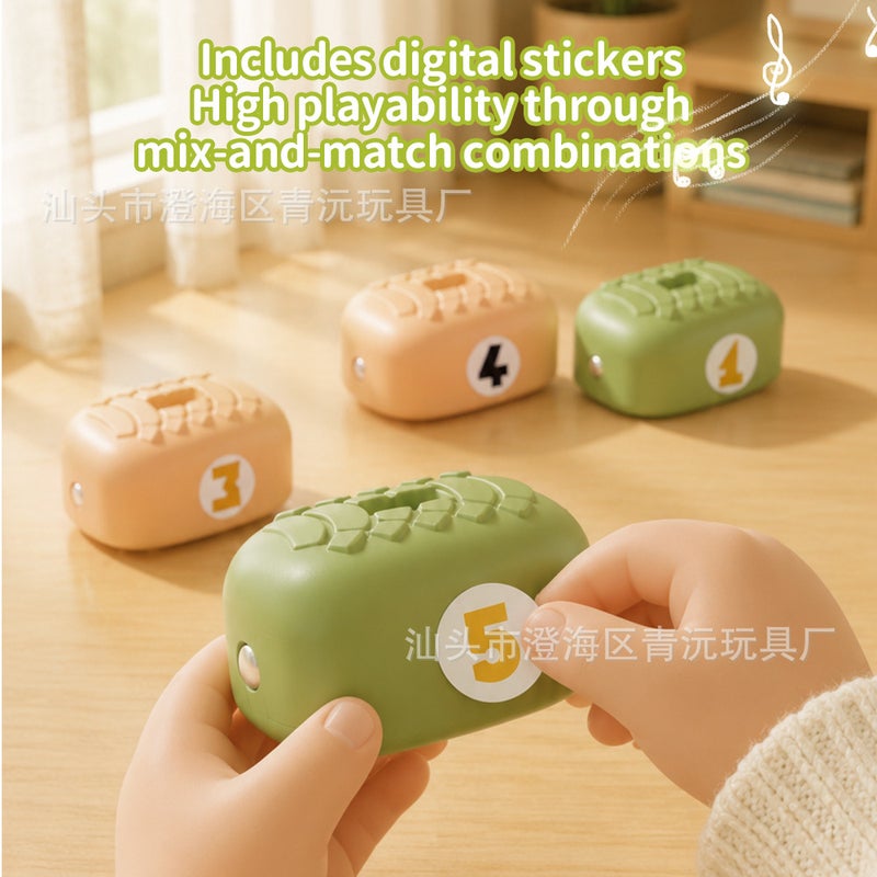 Magnetic Snake Remote Control Car, Interactive Battle Stress Relief Magnetic Bead Eating Toy - Image 3