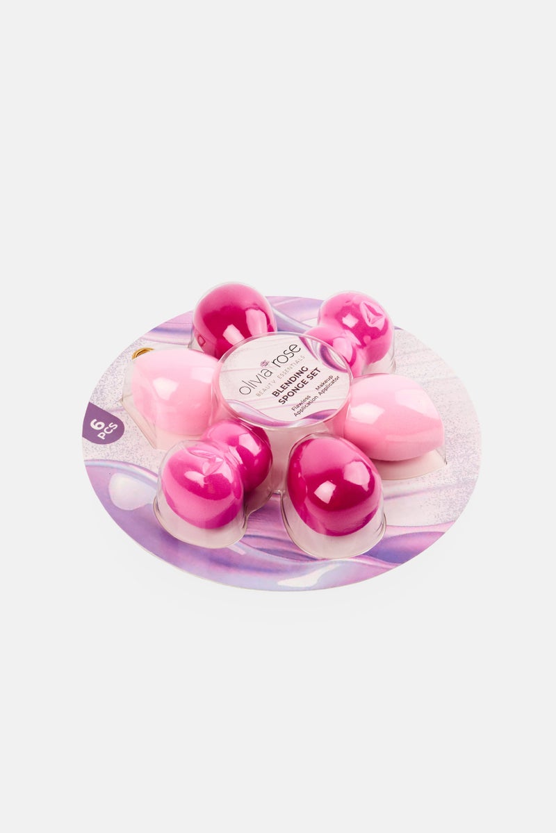 Olivia Rose 6 Pieces Blending Sponge Set, Multiclolor - Image 2