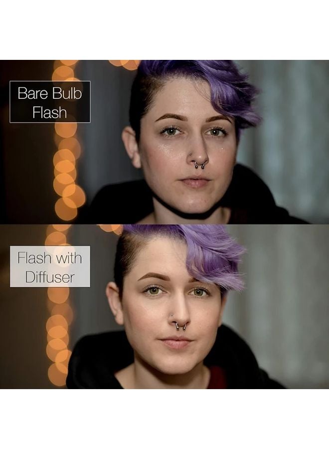 مجموعة عاكس فلاش أبيض فضي من الجانبين الإصدار الأسود 2 لفلاش السرعة - Image 5