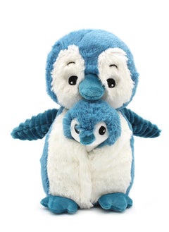 Les Deglingos Iglou the Penguin Plush Toy - Tropical Penguin Soft Toy with Hidden Baby, Eco-Friendly, Machine Washable  - Image 2