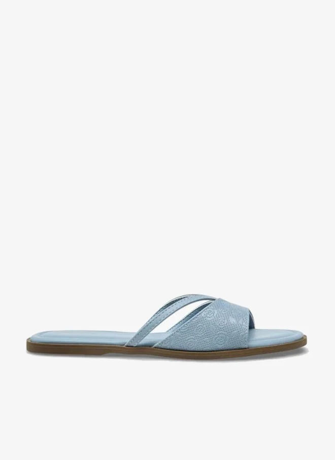 Flora Bella By Shoexpress Flora Bella Women Textured Slip-On Flat Sandals