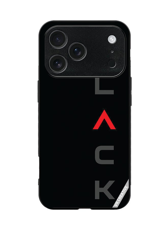 VR CREATIVE Protective Case Cover For Apple iPhone 17 Pro Black Design Multicolour