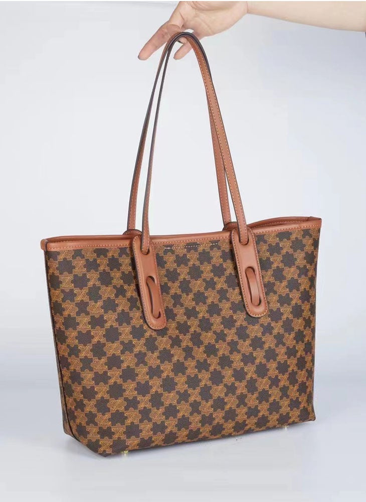 Chomel Fashionable Travel Handbag For Women Leather and PVC - Image 1