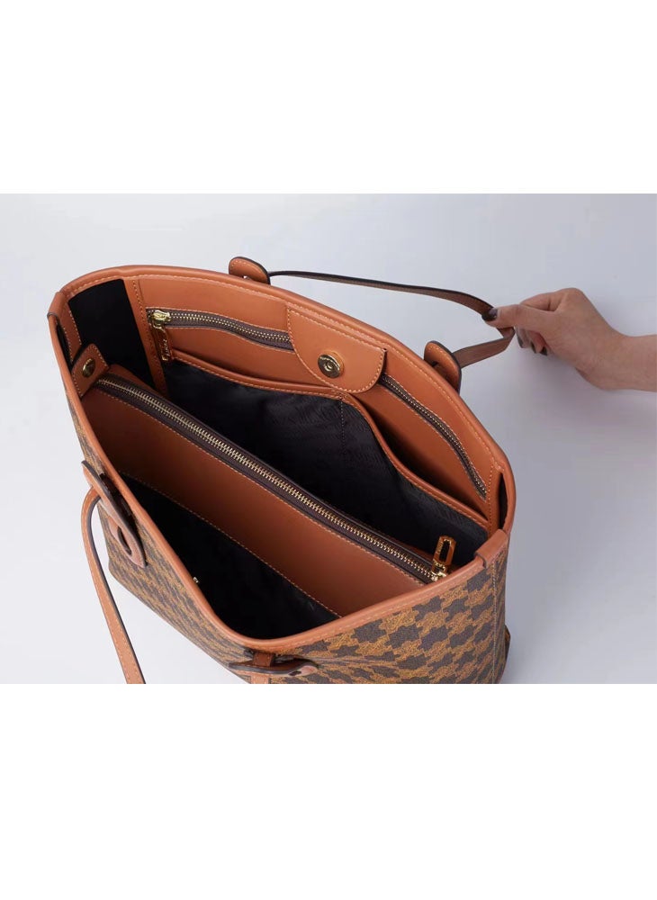 Chomel Fashionable Travel Handbag For Women Leather and PVC - Image 5