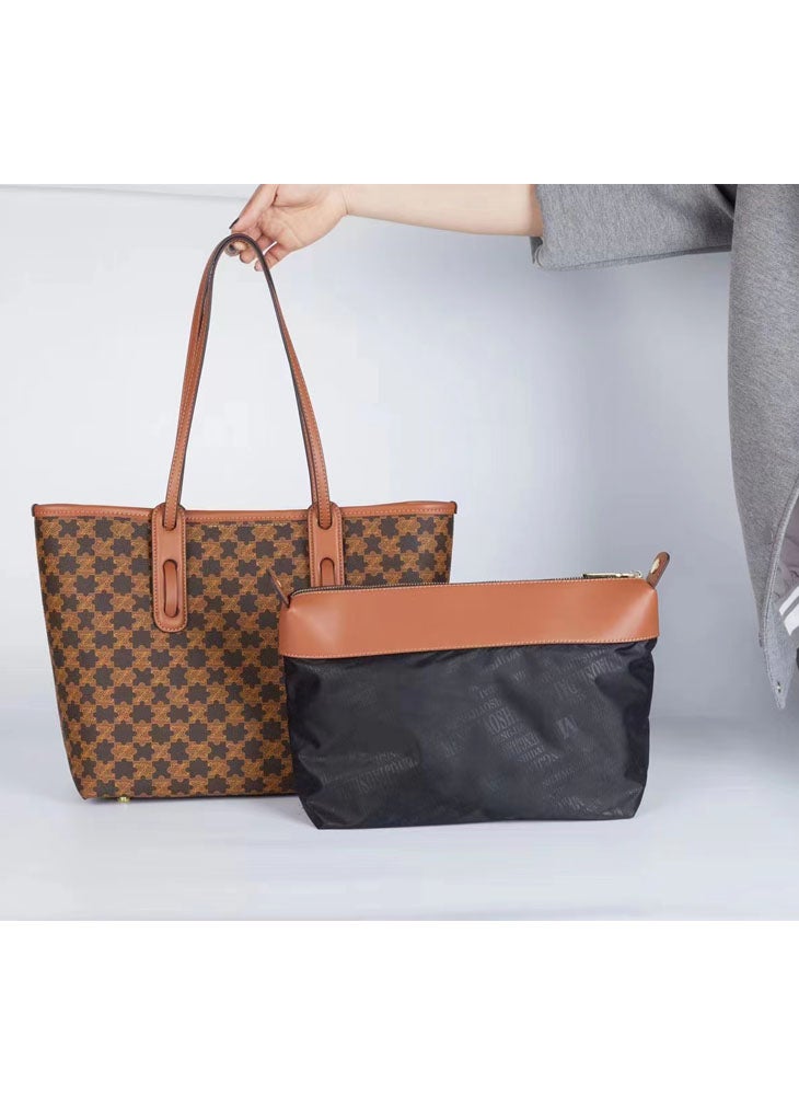 Chomel Fashionable Travel Handbag For Women Leather and PVC - Image 4