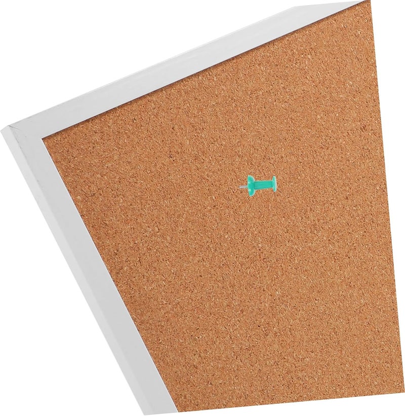 1Set Framed Cork Board DIY Small Bulletin Board for Office Memo Board for Notes Photos Lightweight Stylish Design for Home Office Use - Image 3