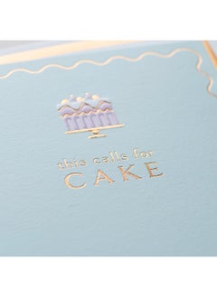 Pigment Pigment Fox & Butler Calls for Cake Greeting Card  - Image 2
